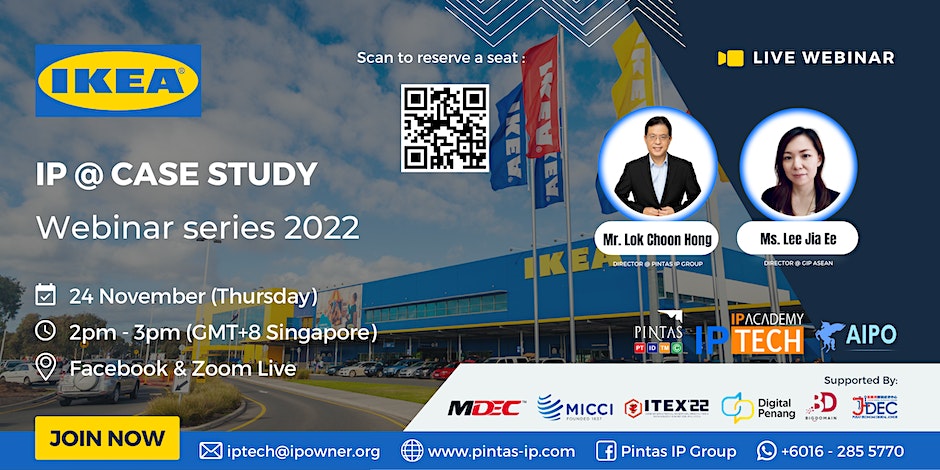 [Pintas IP Group Webinar] Sustaining Competitive Advantage with IP Rights: IKEA IP Case Study